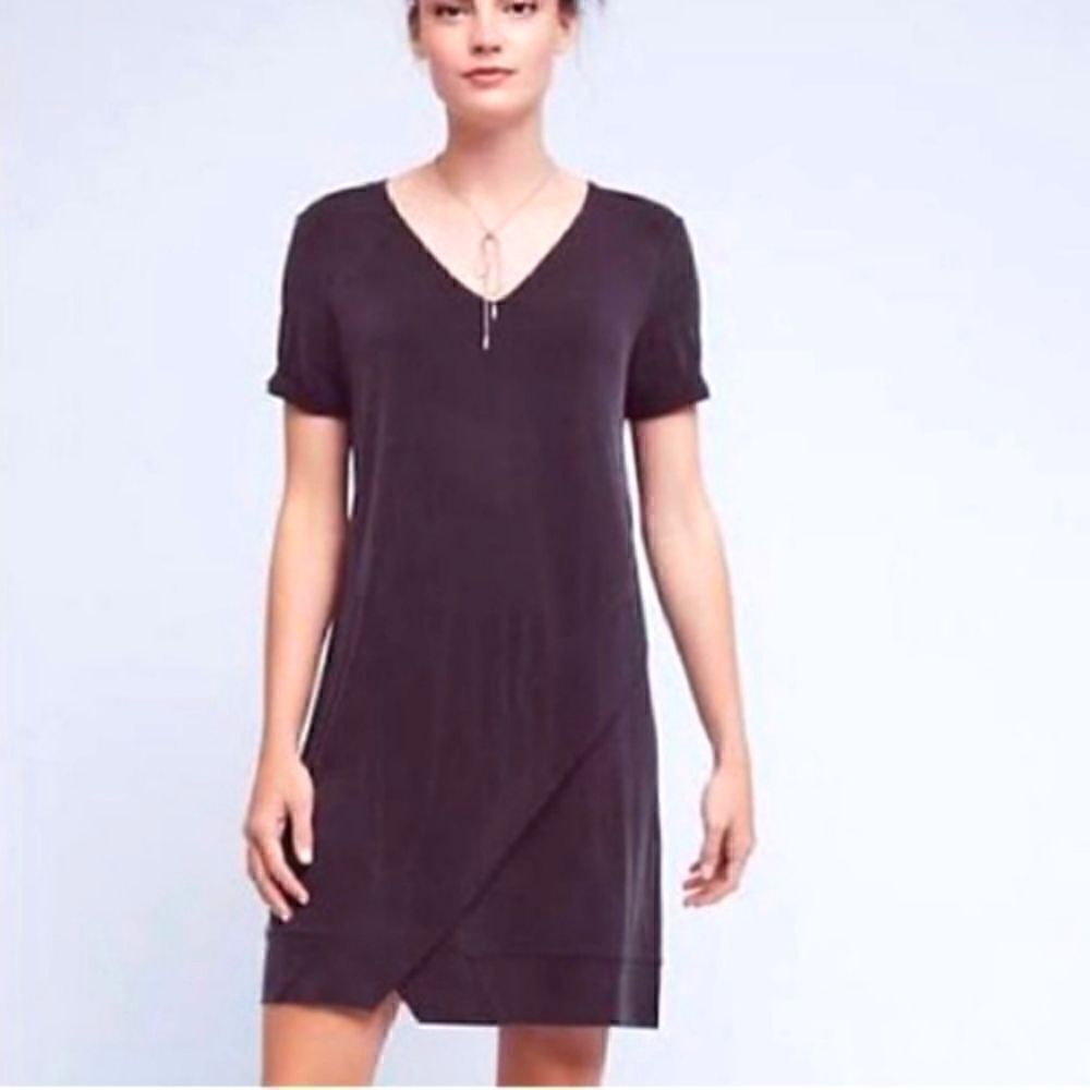 Dolan left coast Anthropologie Cupro Plunge tunic size S
